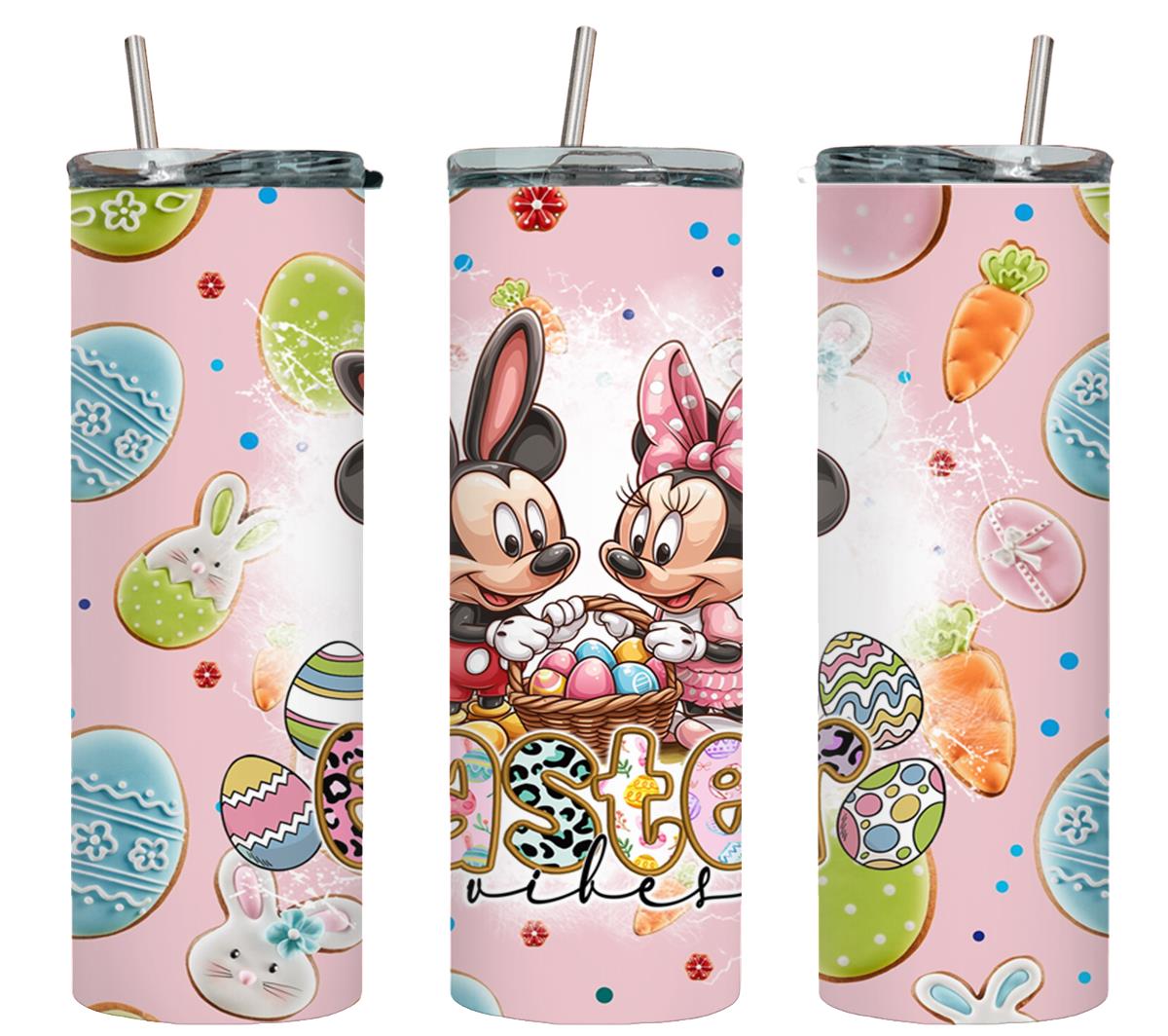 Happy Easter Mickey and Minnie-8972